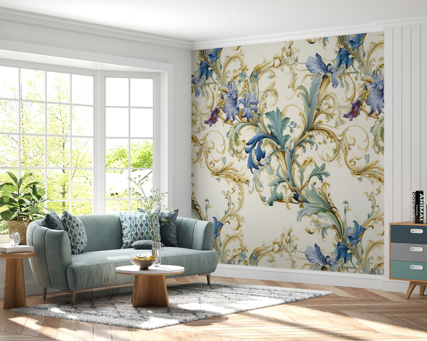 Floral Series: SAGE GREEN