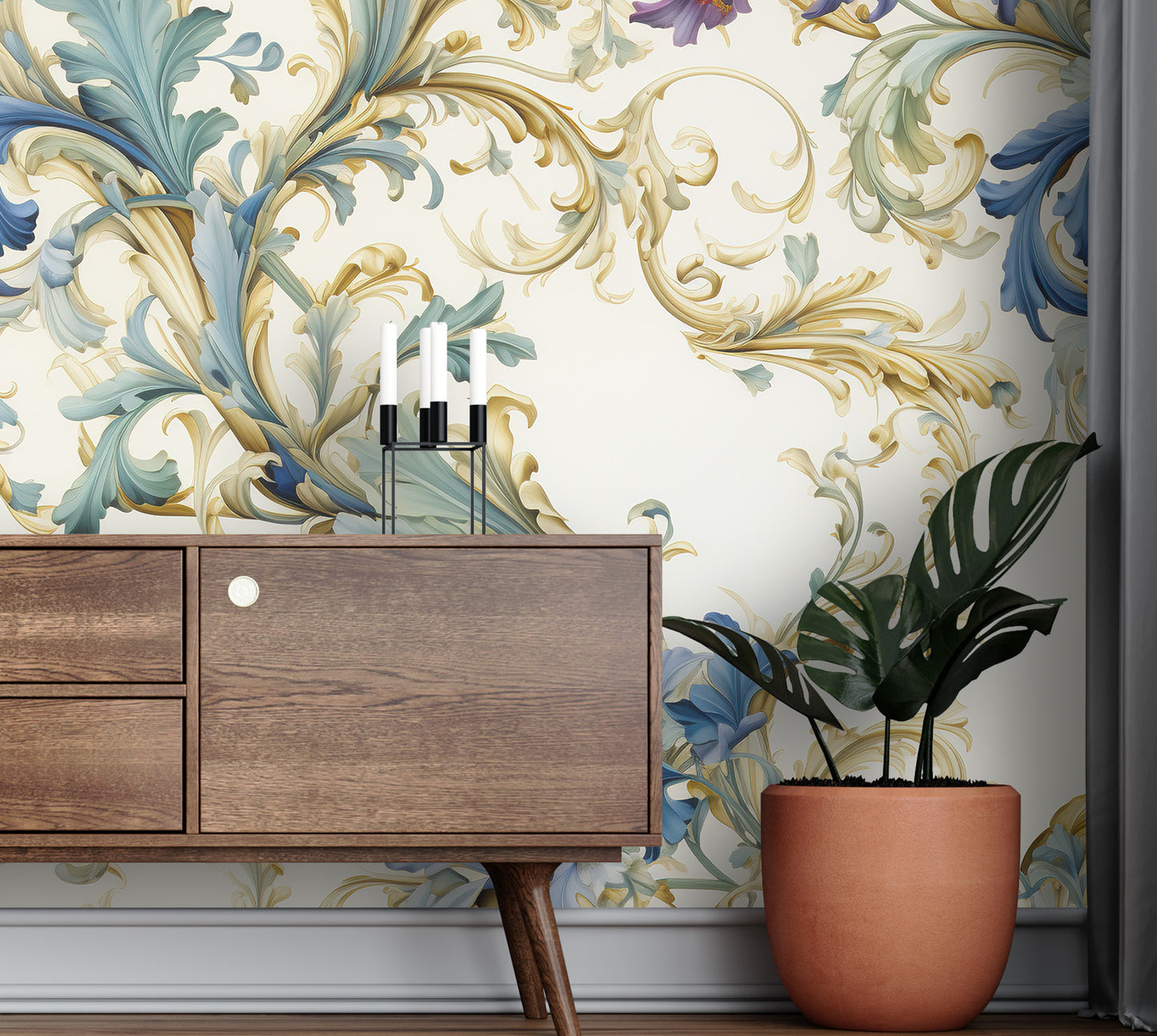 Floral Series: SAGE GREEN